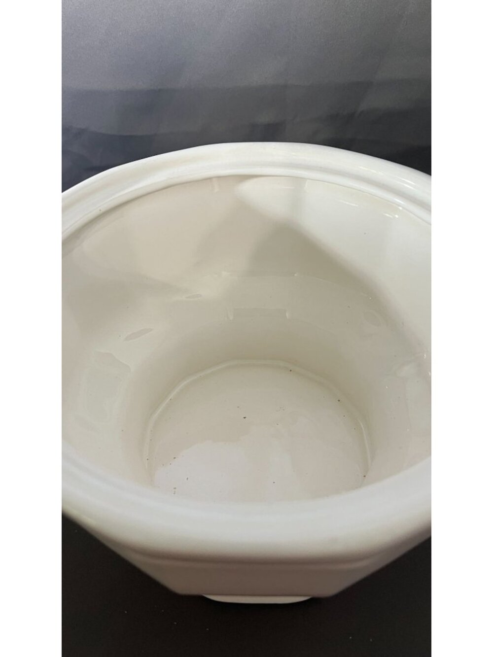 Vintage Pfaltzgraff White Ceramic Soup Tureen With Lid & Matching Ladle Elegant - Picture 9 of 13
